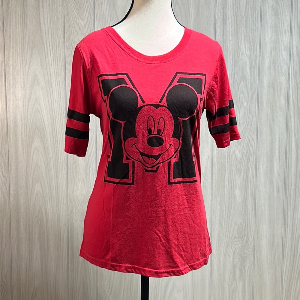 Red Disney red shirt sleeve shirt size large (11/13) juniors